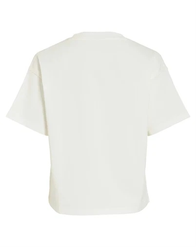 Vila - VIMonie Floral Embrodery T-Shirt - Snow White 